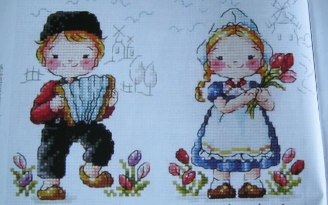 Borduurpatroon   Ik hou van Holland  nr 6429, Hobby en Vrije tijd, Borduren en Borduurmachines, Verzenden, Nieuw, Handborduren