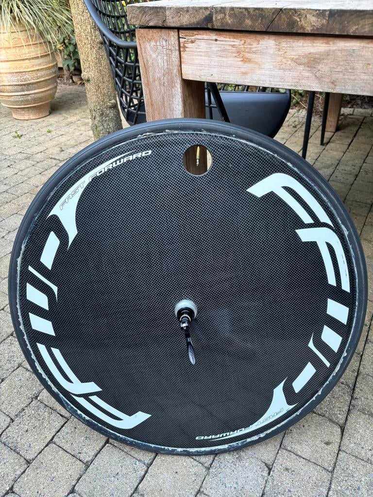 FFWD Disc Wiel, Dicht achterwiel, velgrem, Fietsen en Brommers, Wiel, Ophalen of Verzenden, Zo goed als nieuw, Racefiets