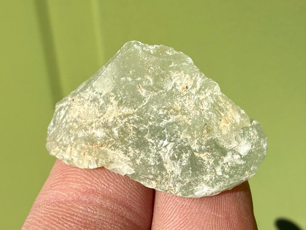 Lemurian Aquatine broekzaksteen mineralen, Ophalen, Mineraal