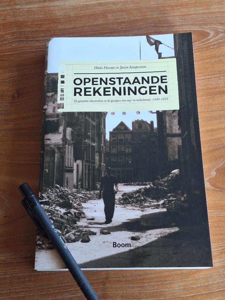Openstaande rekeningen gem Amsterdam  roof en rechtsherstel, Ophalen of Verzenden, Tweede Wereldoorlog, Zo goed als nieuw, Overige onderwerpen