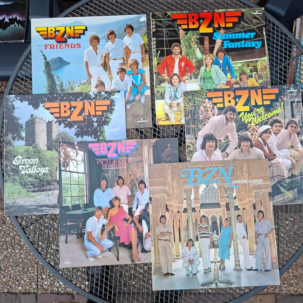 6 LP's van BZN, Cd's en Dvd's, Vinyl | Pop, Ophalen, Gebruikt, 12 inch