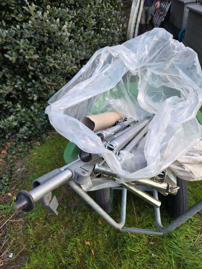 Voortent tentstokken onderdelen caravan, Caravans en Kamperen, Ophalen, Gebruikt