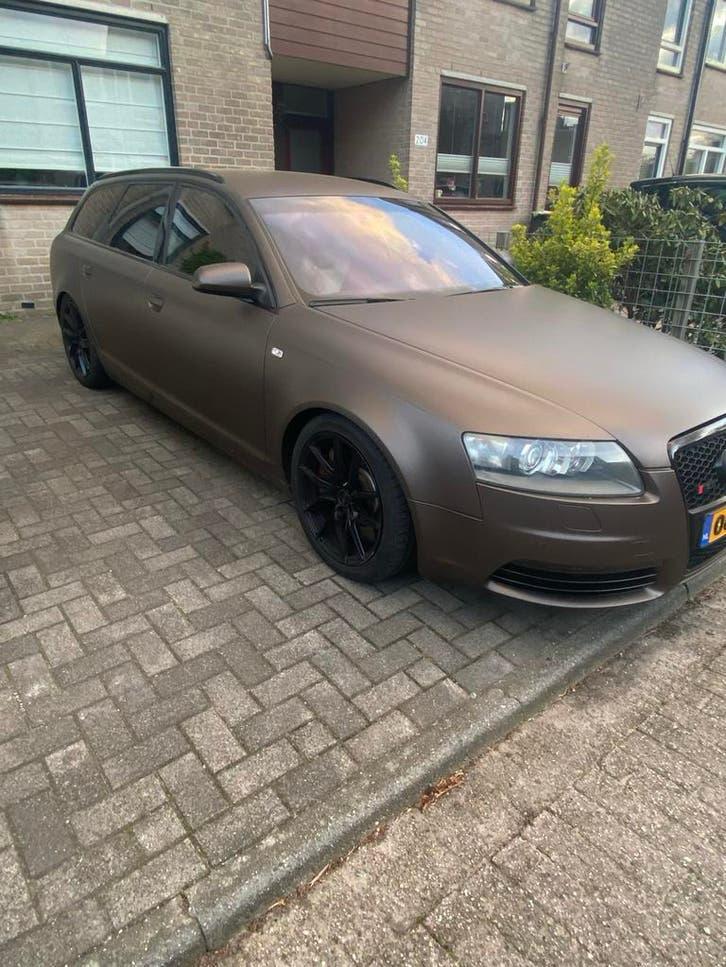 Uniek mooie Audi S6 5.2 V10 Avant Quattro 430 PK  2006, Auto's, Automaat, 435 pk, 5204 cc, Zwart