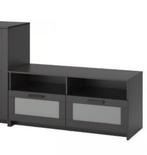 Ikea Brimnes TV meubel zwart met veel opbergruimte, Ophalen, Gebruikt, 25 tot 50 cm, Minder dan 100 cm