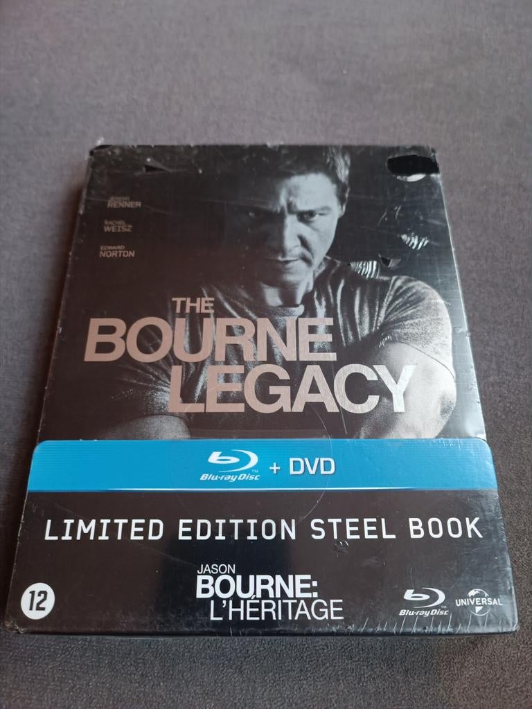 The Bourne legacy steelbook - bluray, Cd's en Dvd's, Blu-ray, Ophalen of Verzenden, Zo goed als nieuw, Actie