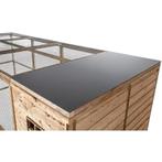 Houten Konijnenren Luuk groot nachthok, Dieren en Toebehoren, Knaagdieren en Konijnen | Hokken en Kooien, 110 cm of meer, Nieuw