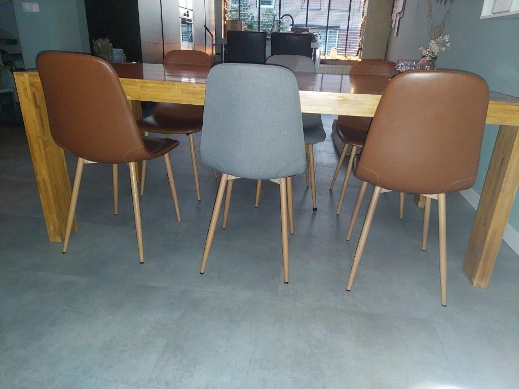 Eethoek met 6 stoelen, Ophalen, Gebruikt, 4 tot 6 stoelen