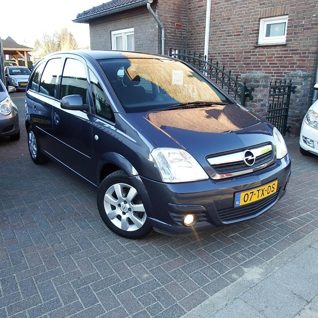 Opel Meriva 1.6 16V 77KW Automaat 2006 Grijs Hoge instap, Zwart, 4 cilinders, Elektrische ramen, Meriva