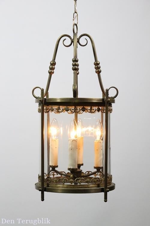 Oude Hal lantaarn, Antiek en Kunst, Ophalen of Verzenden