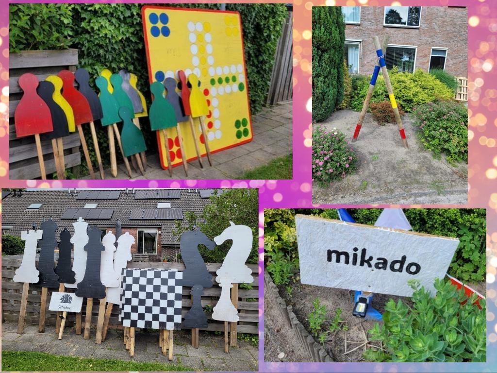 Straatversiering Klassieke spellen,Hollandse spellen te huur, Ophalen, Gebruikt, Overige