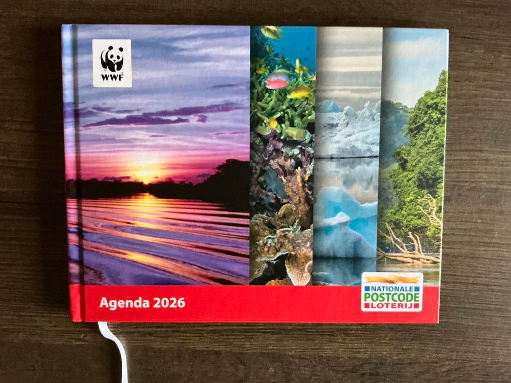 Postcodeloterij Wereld Natuur Fonds agenda 2026 (KWF), Diversen, Agenda's, Ophalen of Verzenden, Nieuw