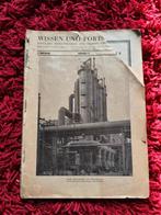 Wissen und fortschritt tijdschrift 1928, Ophalen of Verzenden, Gelezen