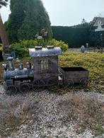 metalen locomotief  met aanhanger, Ophalen