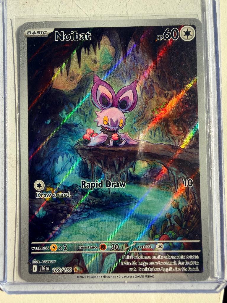Noibat full art pokemon kaart, Ophalen of Verzenden, Nieuw, Speelkaart(en)