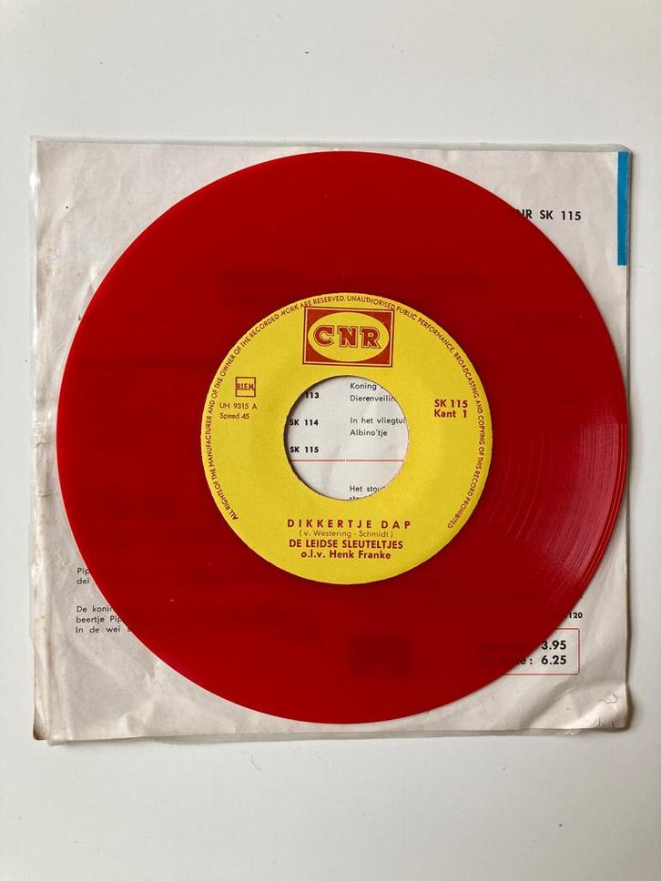 De Leidse Sleuteltjes: Dikkertje Dap / Het Fluitketeltje, Cd's en Dvd's, Vinyl Singles, Gebruikt, Single, Kinderen en Jeugd, 7 inch