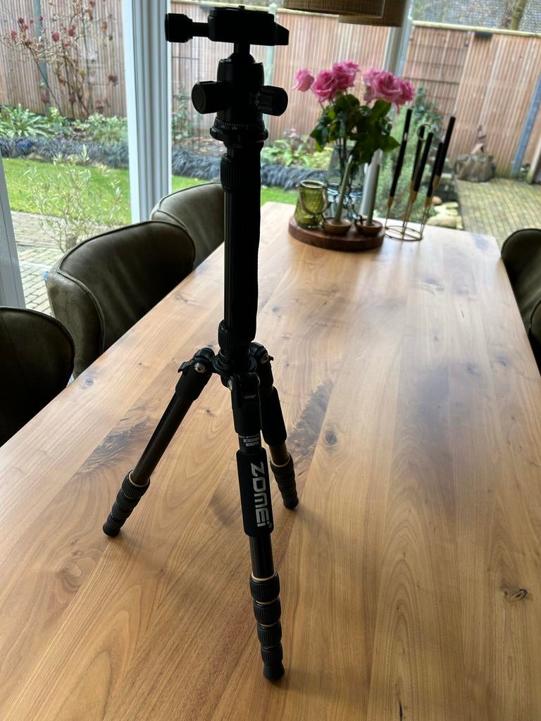 Zomei Tripod Statief - Nieuwstaat!, Audio, Tv en Foto, Fotografie | Statieven en Balhoofden, Zo goed als nieuw, 175 cm of meer