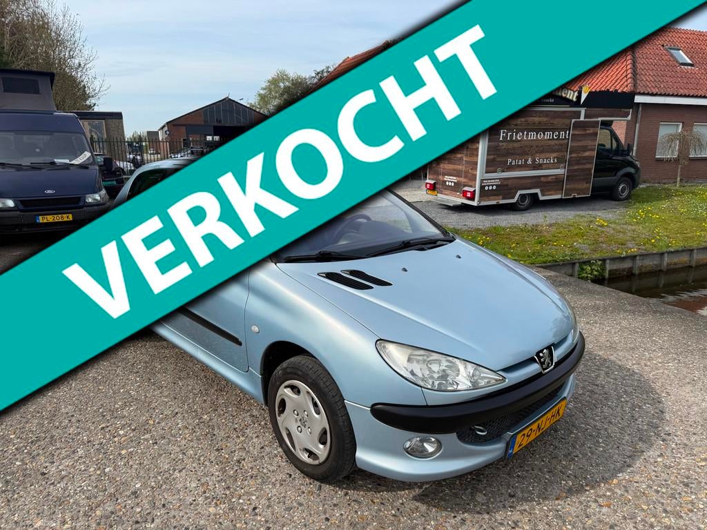 Peugeot 206 1.4 XR mooie nette auto en zuinig, Voorwielaandrijving, 31 €/maand, 4 cilinders, Origineel Nederlands