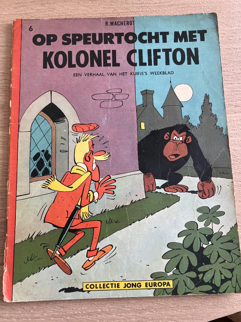 Kolonel Clifton: Op speurtocht met Kolonel Clifton, Eén stripboek, Ophalen of Verzenden, Gelezen