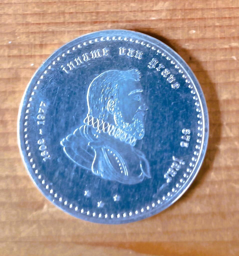 Zilveren penning, Ophalen of Verzenden, Zilver, Nederland