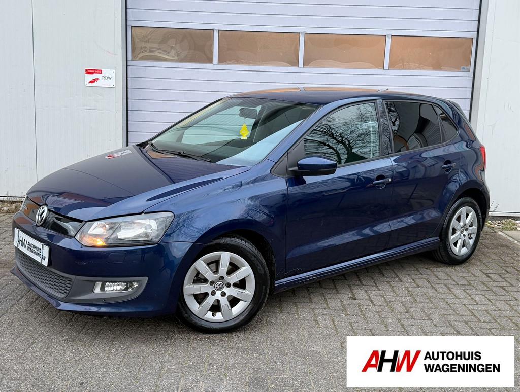 Volkswagen Polo 1.2 TDI 75PK 5D Bluemotion 2010 Blauw, Voorwielaandrijving, Euro 5, Stof, 74 pk