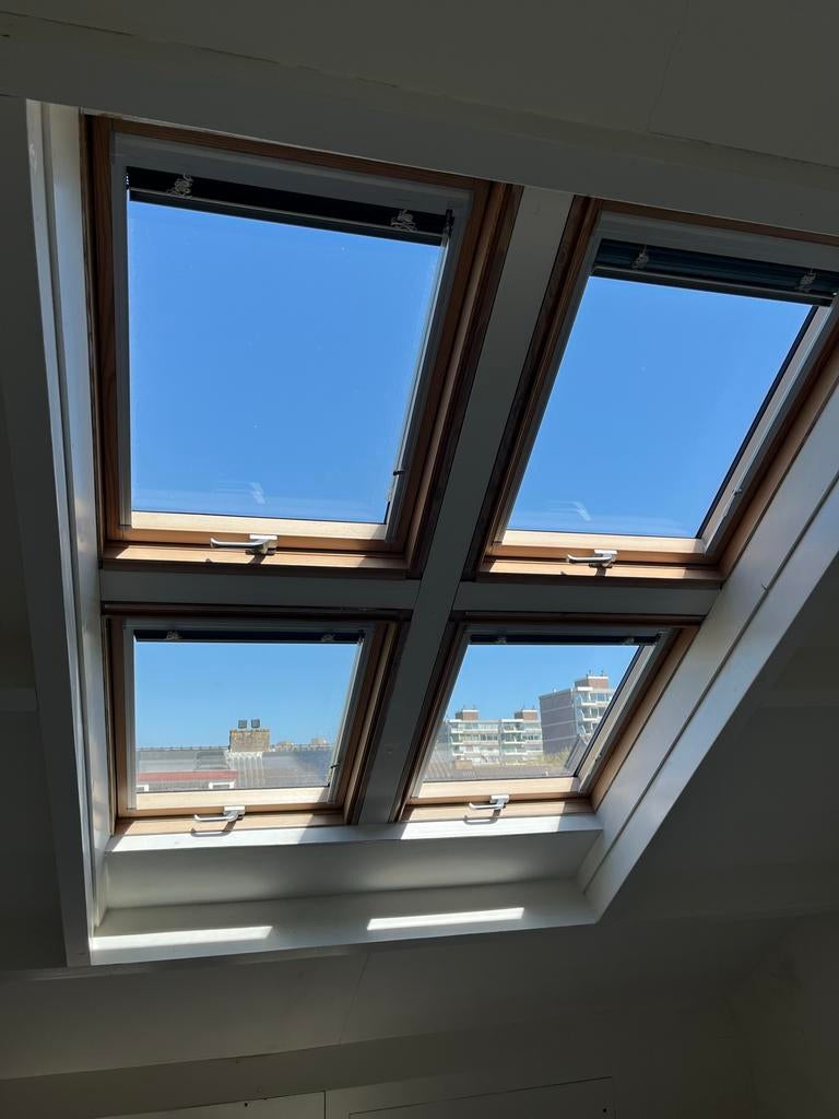 Fakro Dakramen met luxaflex, Gebruikt, 80 tot 120 cm, Ophalen of Verzenden, Dubbelglas