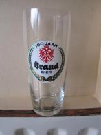 glas     brand bier 100 jaar, Ophalen of Verzenden, Zo goed als nieuw, Glas of Glazen, Brand