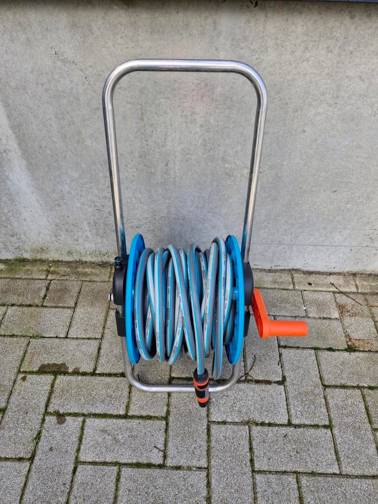 Gardena slangenhouder set haspel slangen wagen, Tuin en Terras, Tuinslangen, Ophalen