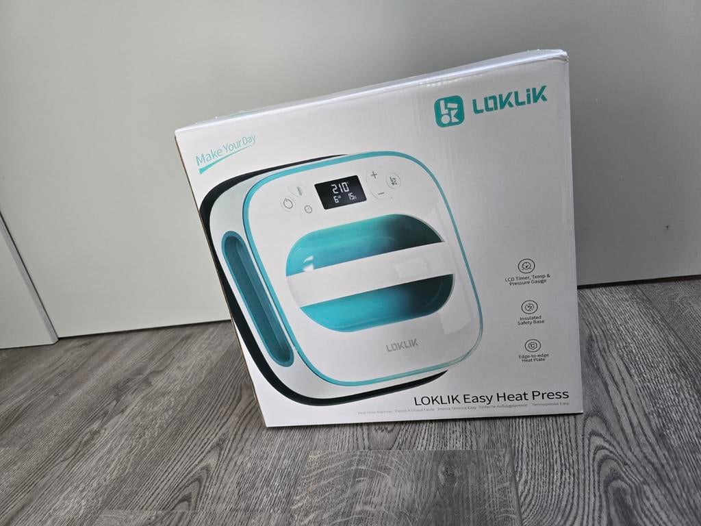 Loklik Easy Heat Press, Overige thema's, Overige typen, Nieuw, Geschikt voor stof