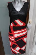 Sandro Ferrone prachtige jurk rood wit zwart s/m, Maat 38/40 (M), Sandro Ferrone, Ophalen of Verzenden, Zo goed als nieuw