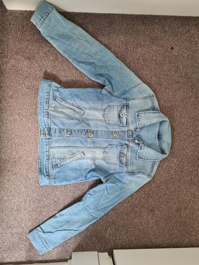 Spijkerjasje Zara maat 152, Ophalen of Verzenden, Zo goed als nieuw, Meisje, Jas