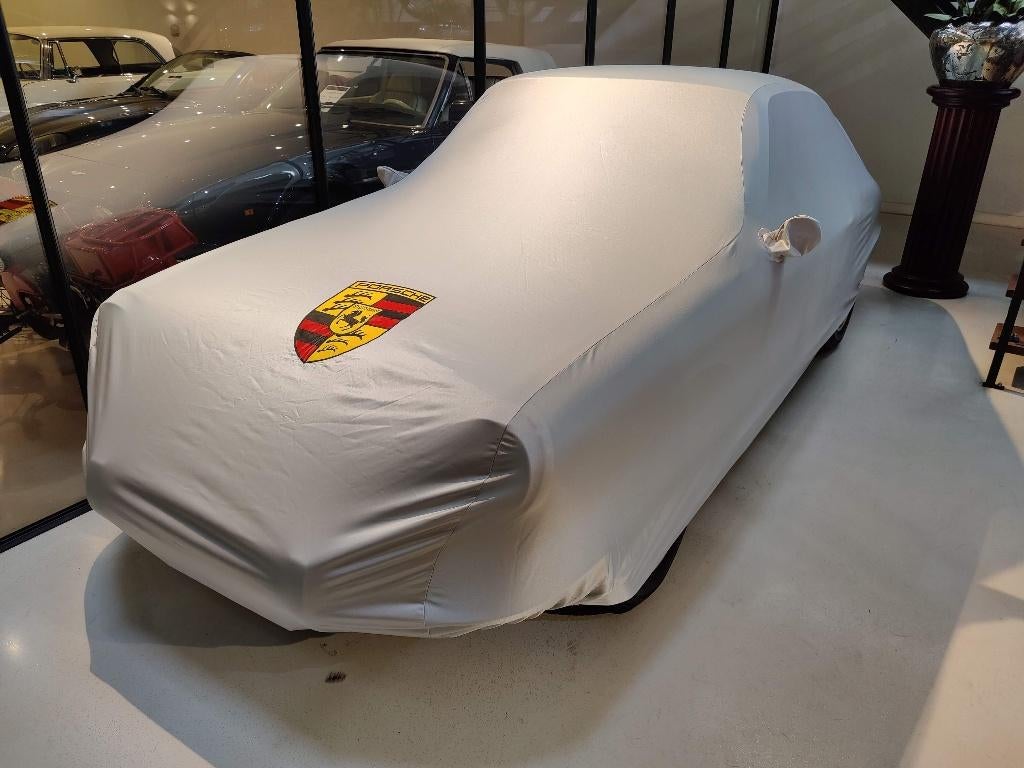 Porsche 911/912 grijze indoor autohoes met logo, Auto diversen, Talhoutweg 7, Ophalen of Verzenden, Zo goed als nieuw, Op maat