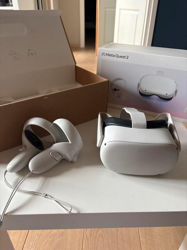 Meta Quest 2 - VR Bril in Topstaat!, Spelcomputers en Games, Virtual Reality, Zo goed als nieuw, Pc, VR-bril, Ophalen of Verzenden