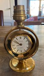 Opwindbare Tafelklok Lamp - Martin Lunel Messing, Ophalen of Verzenden