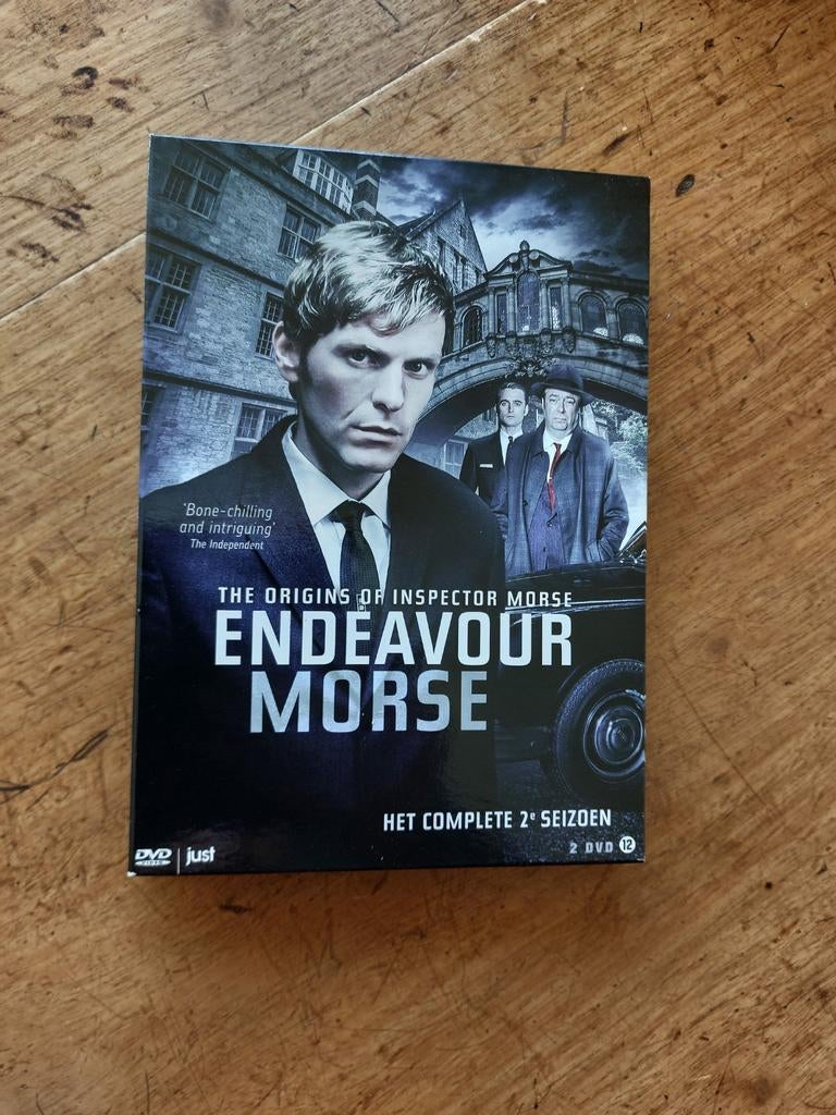 Endeavour Morse - Het complete 2e seizoen op DVD, Boxset, Ophalen of Verzenden, Zo goed als nieuw, Vanaf 12 jaar