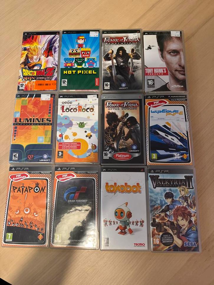 12 PSP Games: Diverse Collectie voor Urenlang Plezier, Spelcomputers en Games, Games | Sony PlayStation Portable, Gebruikt, Avontuur en Actie