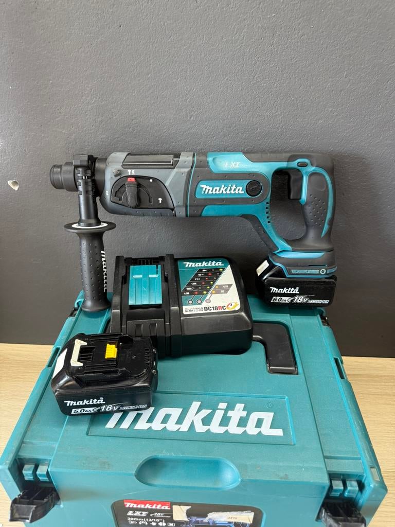 Makita DHR241 set, Doe-het-zelf en Verbouw, Gereedschap | Boormachines, Ophalen, Gebruikt, Boor- en/of Breekhamer