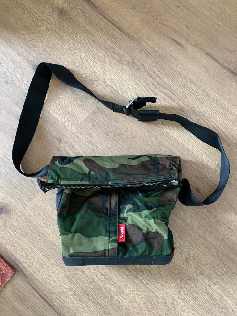 Fatboy Soulbag S Schoudertas Camouflage, Ophalen of Verzenden, Gebruikt, Groen, Overige merken