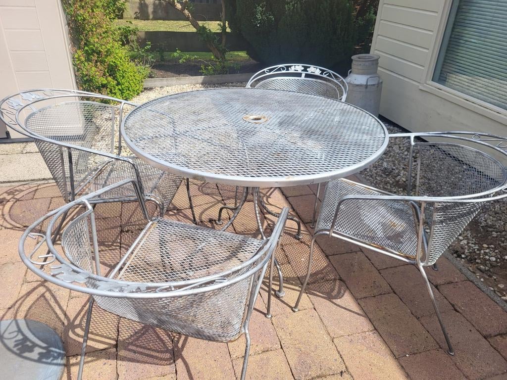 Tuinset metaal, Ophalen, Overige materialen, 2 zitplaatsen