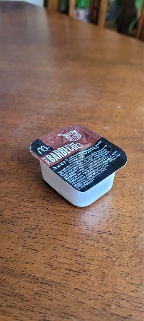Mcdonalds Barbecue saus bakje, Ophalen of Verzenden