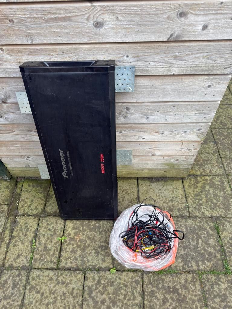 Pioneer ts wx77a platte actieve subwoofer compleet, Ophalen, Gebruikt