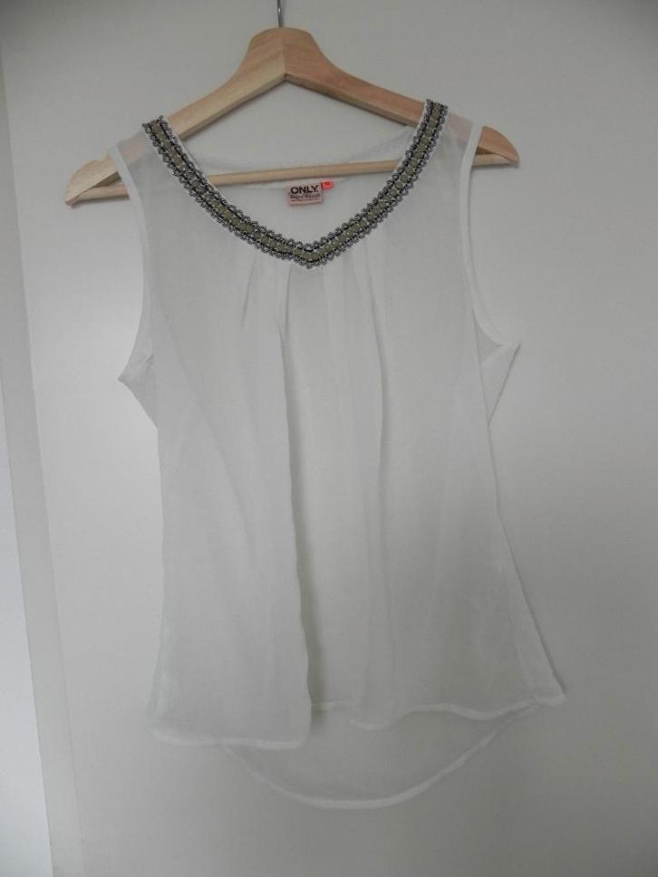 Only luchtige top maat 36, Kleding | Dames, Tops, Zo goed als nieuw, Maat 36 (S), Zonder mouw, Ophalen