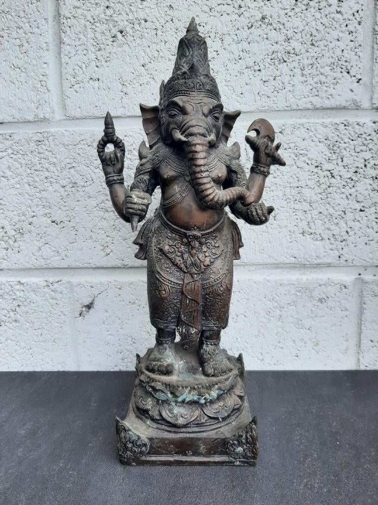Bronzen beeld/Ganesh/Garuda/Indonesië/Azië, Ophalen of Verzenden