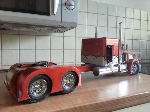 tamiya trucks, Schaal 1:14, Zo goed als nieuw, Auto onroad, RTR (Ready to Run)