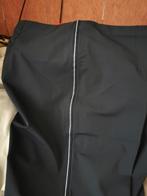 Blauwe stretch broek met zilveren bies Mt 42, Blauw, Maat 42/44 (L), Ophalen of Verzenden, Lang