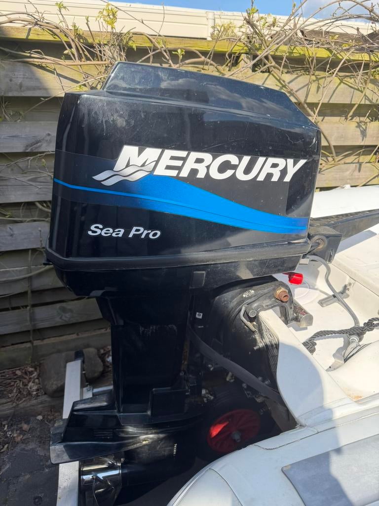 55pk Mercury Seapro, Watersport en Boten, Ophalen, Gebruikt