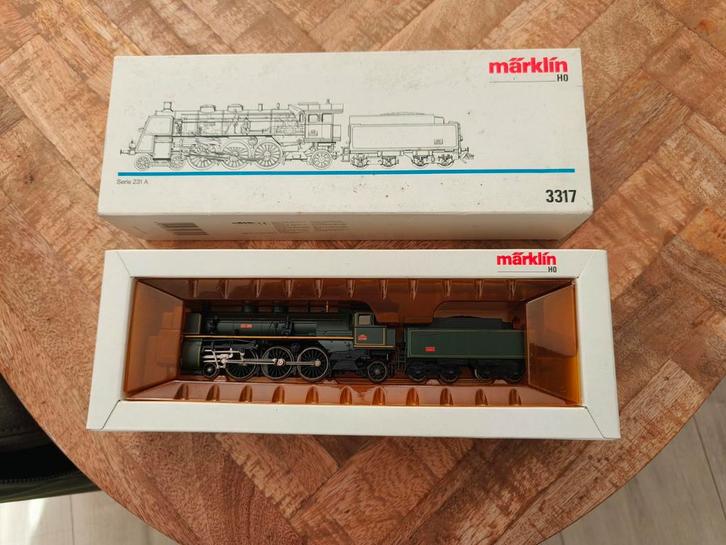 Märklin 3317 Stoomlocomotief Serie 231 A met tender, Hobby en Vrije tijd, Modeltreinen | H0, Zo goed als nieuw, Locomotief, Wisselstroom