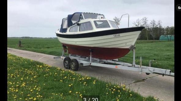 Saga 20 met Volvo Penta 18 PK motor, Ophalen, 10 tot 30 pk, Gebruikt, Binnenboordmotor