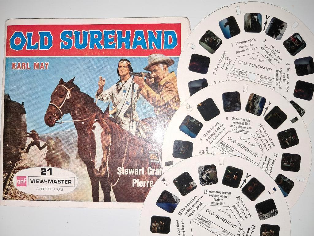 Viewmaster Old Surehand van Winnetou, Verzamelen, Speelgoed, Gebruikt, Ophalen of Verzenden