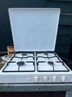 Gasstel 4 pits met elektrische ontsteking - 53x53x10cm, Ophalen, Gebruikt, Minder dan 85 cm, 4 kookzones