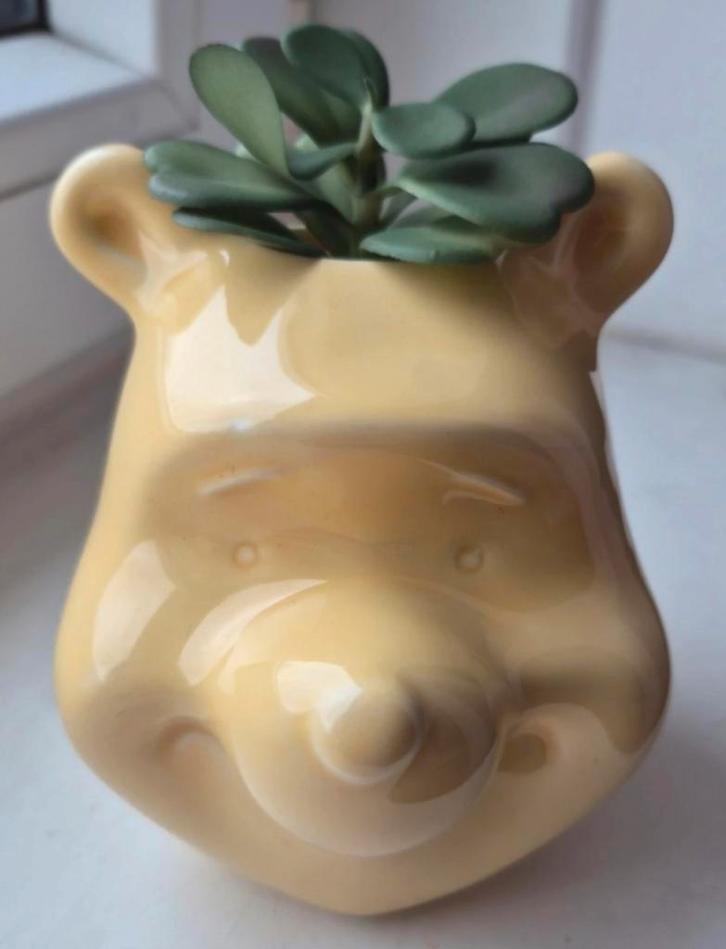 Nieuw Disney Winnie de Poeh bloempotje met kunstplant, Tuin en Terras, Bloempotten, Nieuw, Aardewerk, Binnen, Minder dan 40 cm